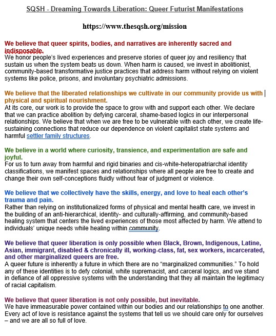 Dreaming Towards Liberation: Queer Futurist Manifestations