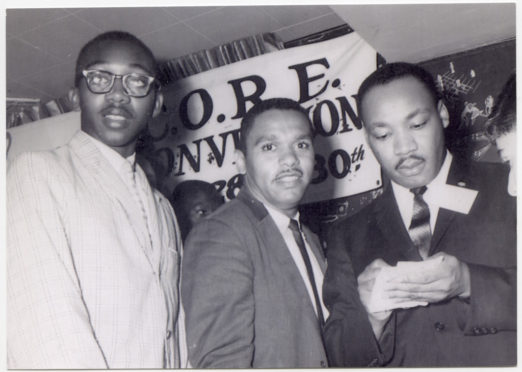 Martin Luther King Jr. at a C.O.R.E. convention.
https://mohistory.org/collections/item/P0948-00003