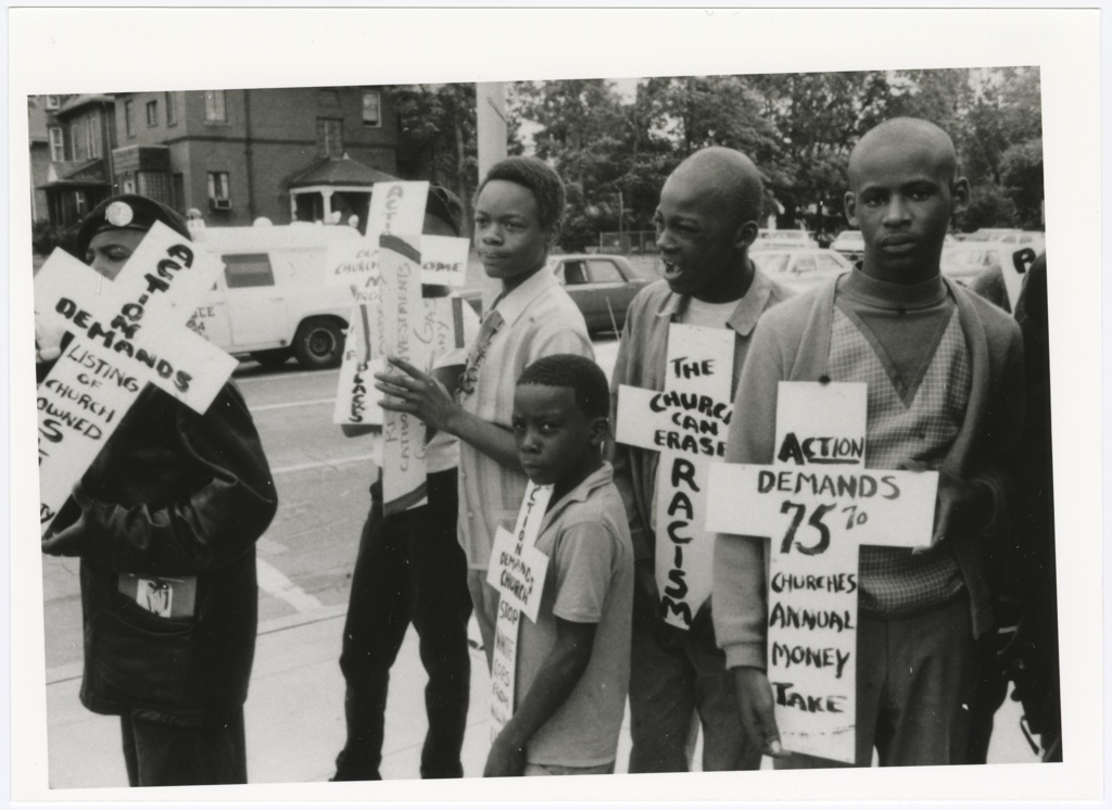 Children participating in an ACTION demonstration against St. Louis area churches
https://mohistory.org/collections/item/N22502