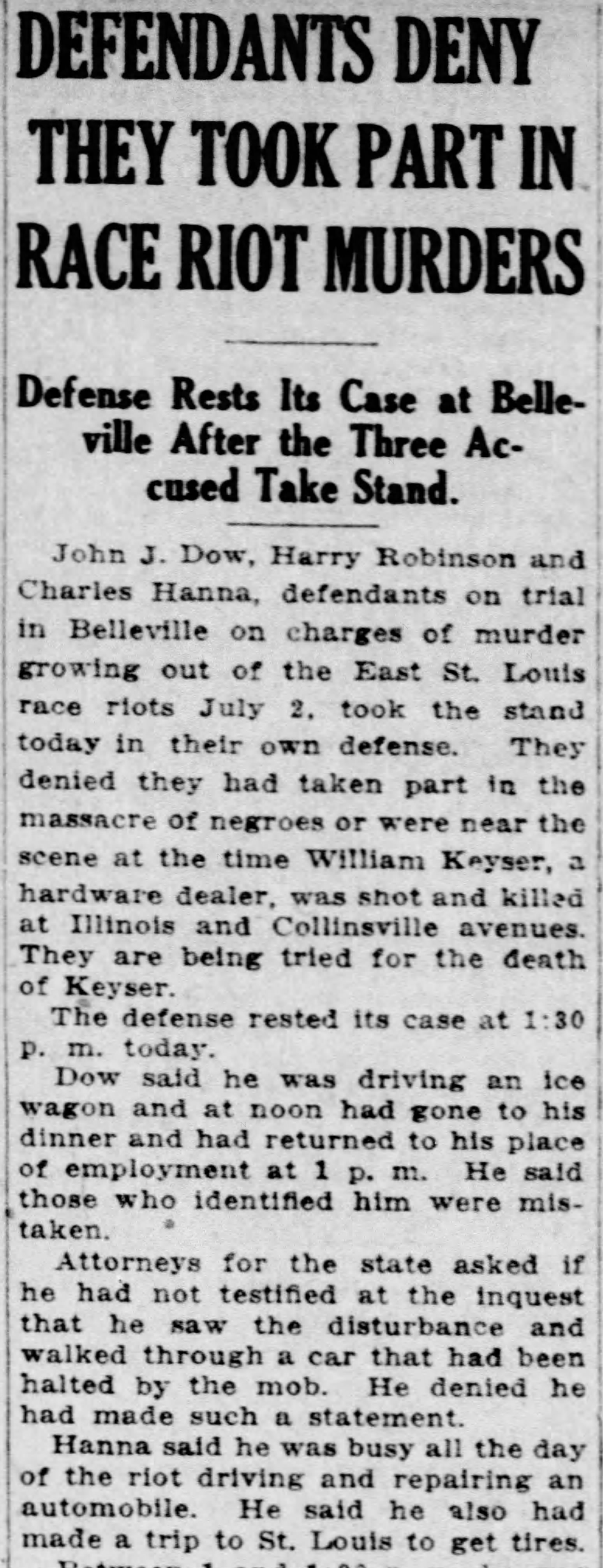 Defendants Deny They Took Part In Race Riot Murders
https://www.newspapers.com/image/204381371/