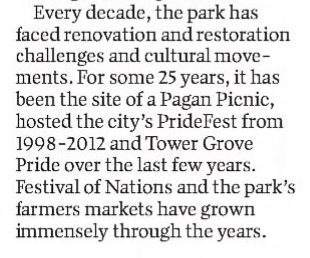 Newspaper about PrideFest from 2022