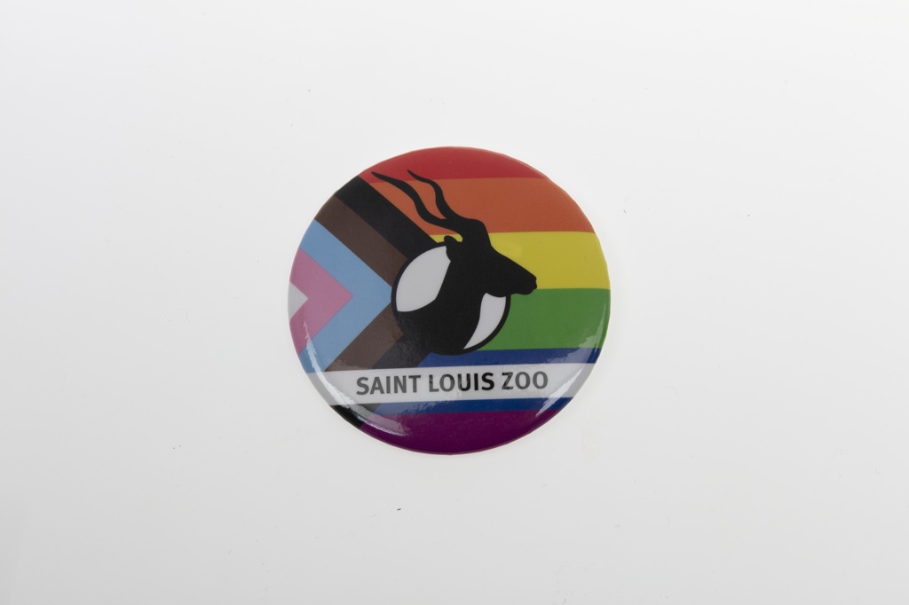 Saint Louis Zoo Pride Button, 2023
