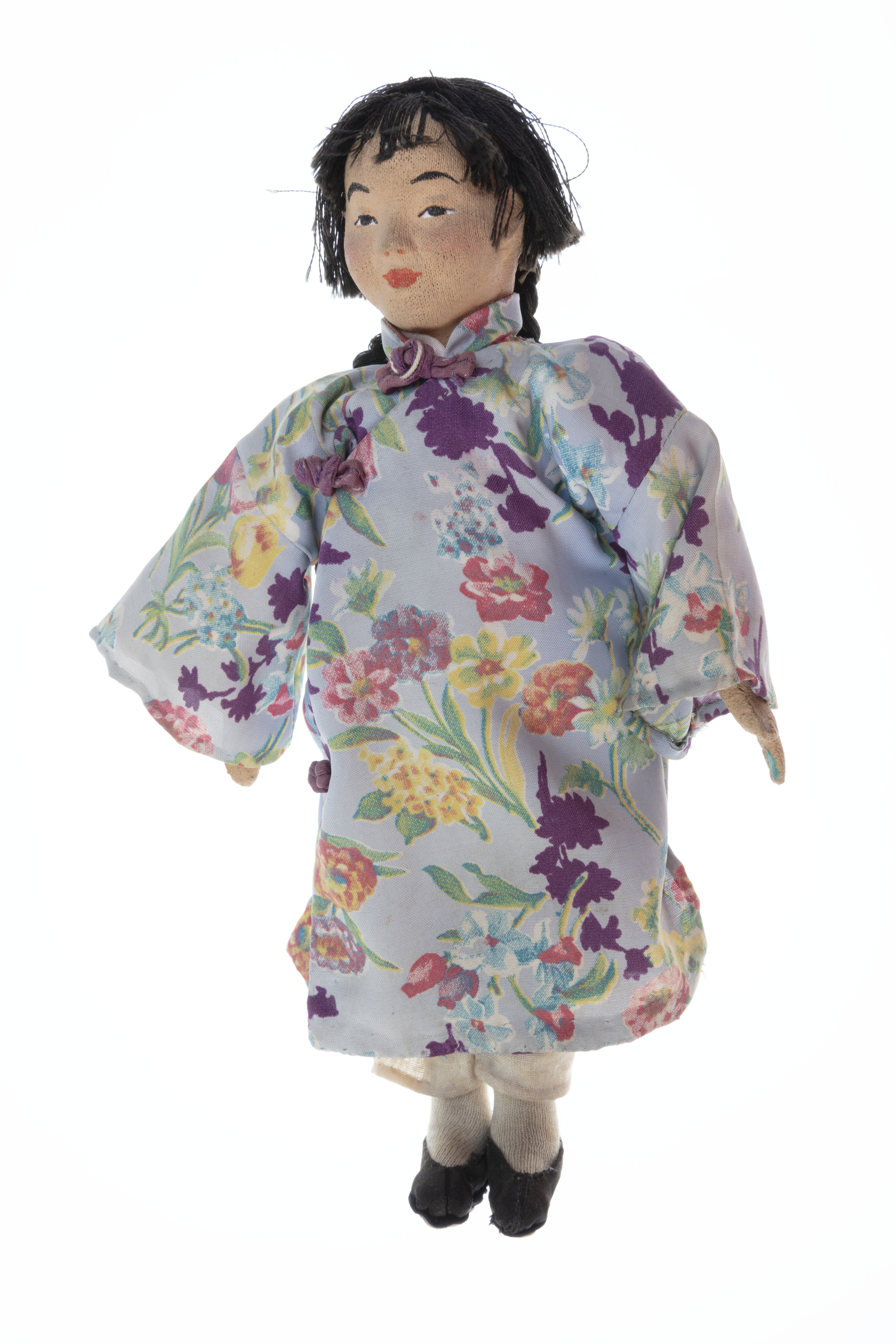 Chinese Fabric Doll made by the Workers Progress Administration of St. Louis County