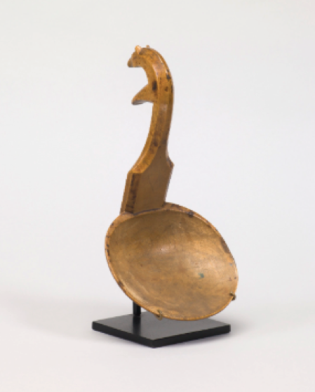 Great Lakes Native American Wooden Ladle (c. 1800s)