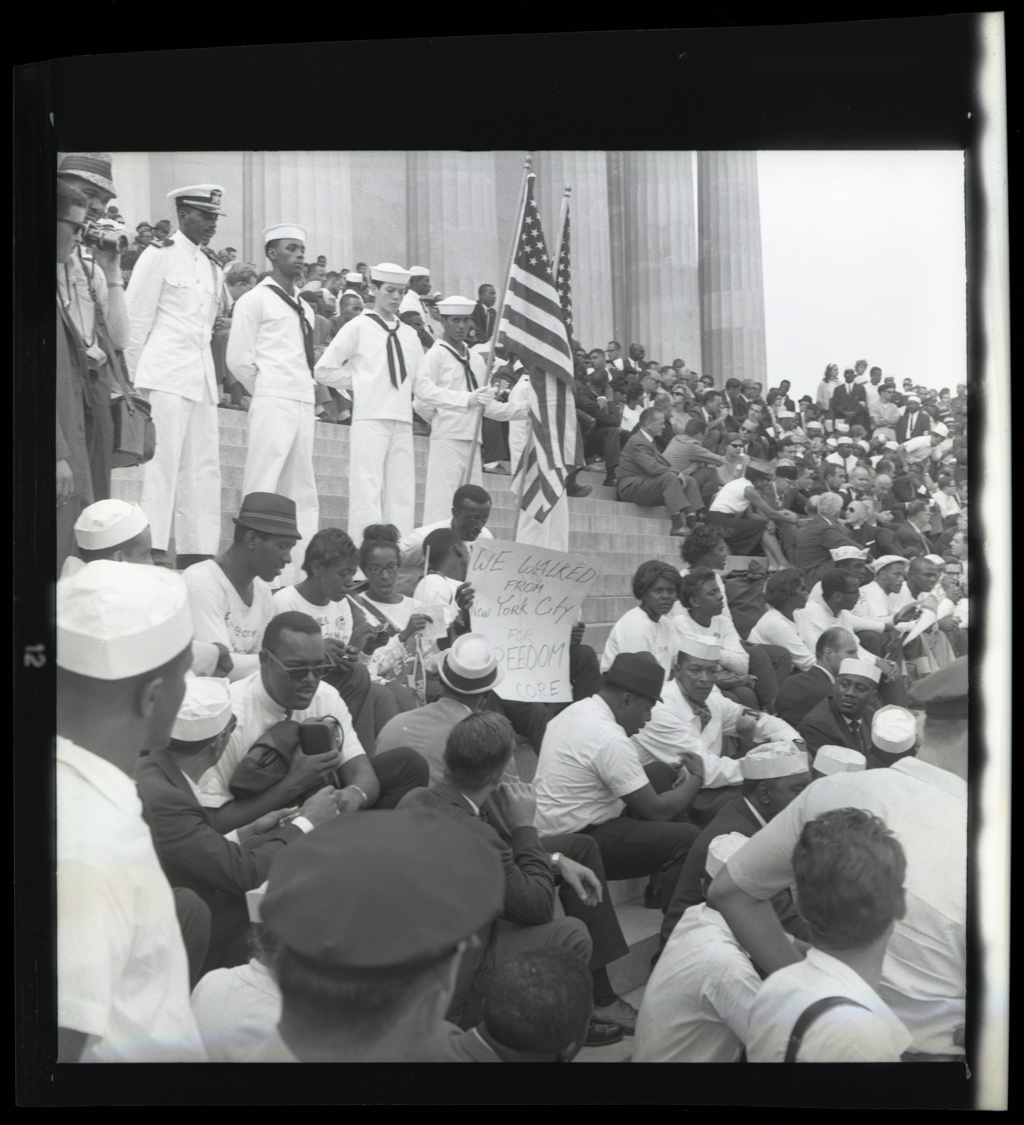 Members of CORE from New York sitting on the steps of the Lincoln Memorial
https://mohistory.org/collections/item/P0203-0036-01-1t