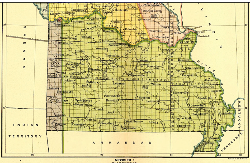 Native American Mounds Map