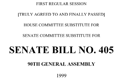 SB 405 Truly Agreed to and Fully Passed
