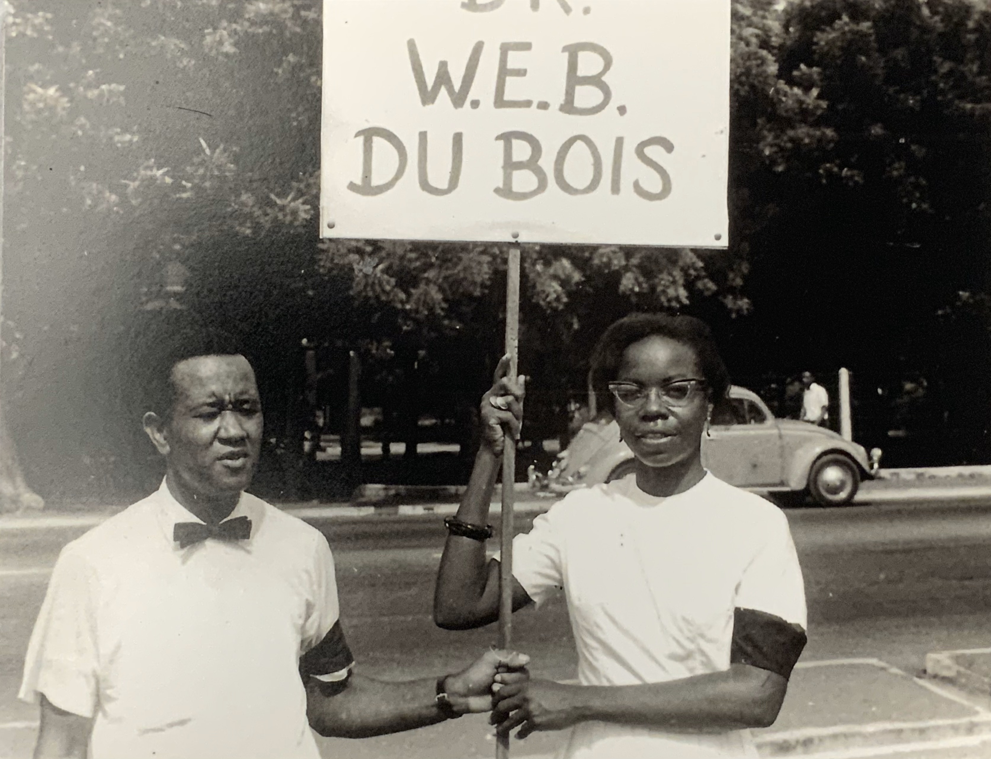 Young Alice at a protest during the height of the Civil Rights movement. From the Griot Museum of Black History, Alice Windom Collection.