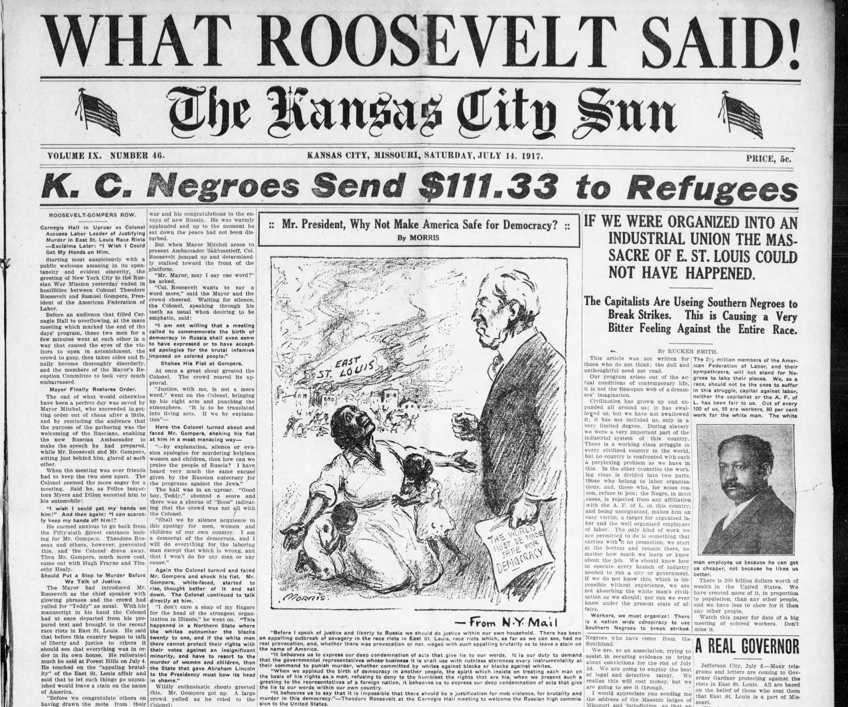WHAT ROOSEVELT SAID!
https://www.newspapers.com/image/64325353/