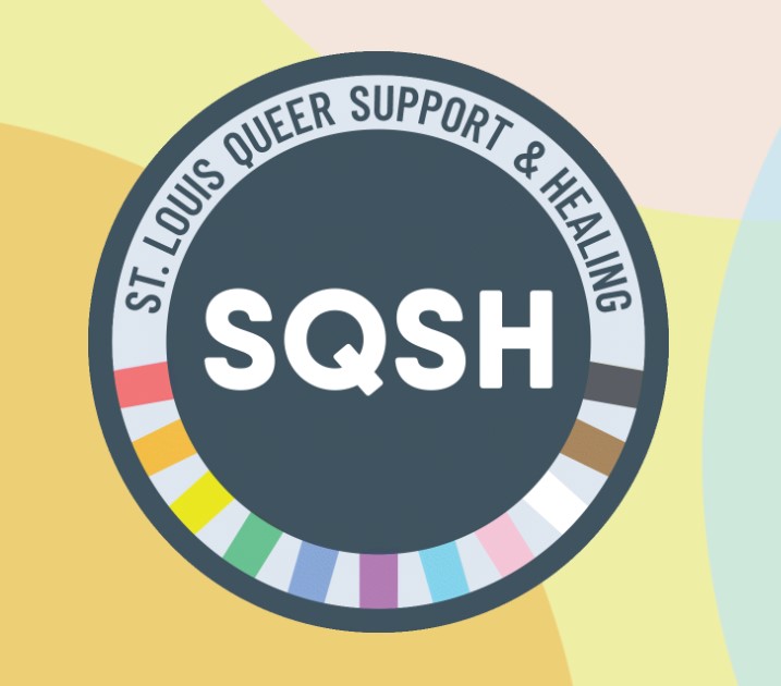SQSH’s mission is to build community capacity for queer St. Louisans to thrive by radically reimagining our systems of support & healing. We do this work through, non-hierarchical peer support and community-building, connections with identity-affirming resources and healing spaces, embodied analysis of oppressive systems that impact our community, moving systems closer towards liberatory values, and education and advocacy to uplift queer St. Louisan stories.