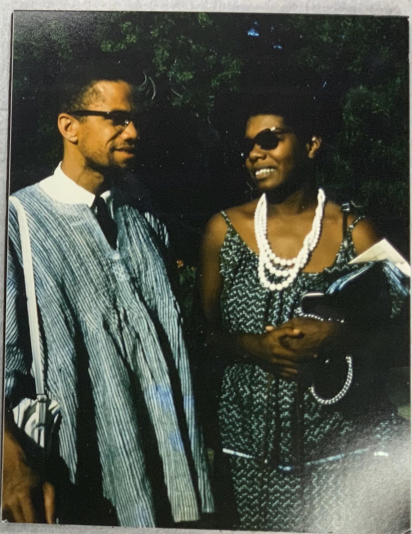 Maya Angelou and Malcom X, May 1964.