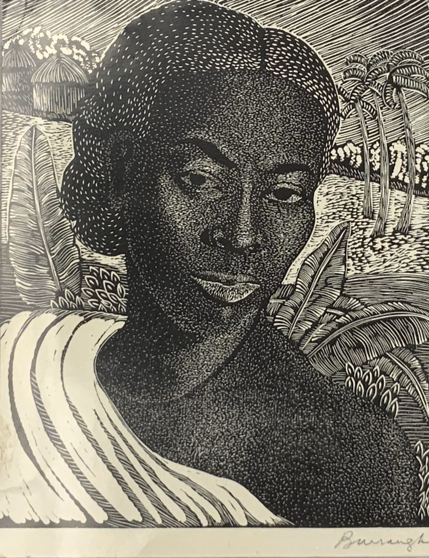 Face of Africa Postcard