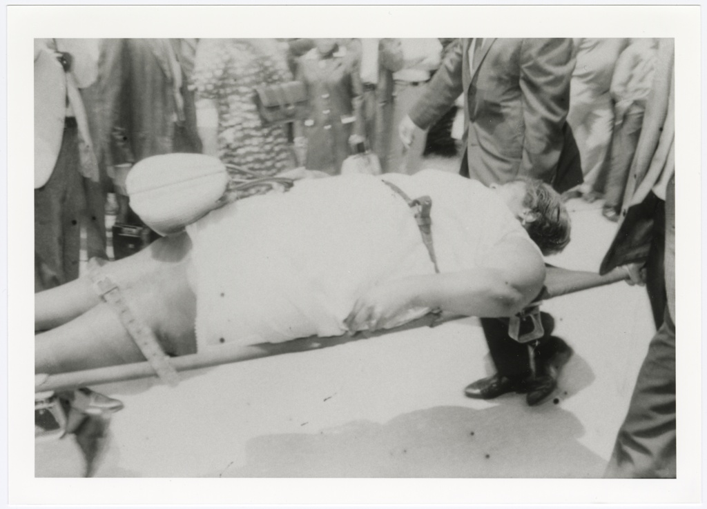Lloyd, Ernestine being removed from St. Louis Cathedral after attempting to read ACTION demands
https://mohistory.org/collections/item/N22501