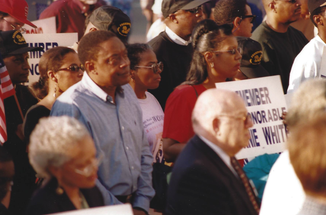 Chief George and Ellen Reasonover supporting Ronnie White, 2006