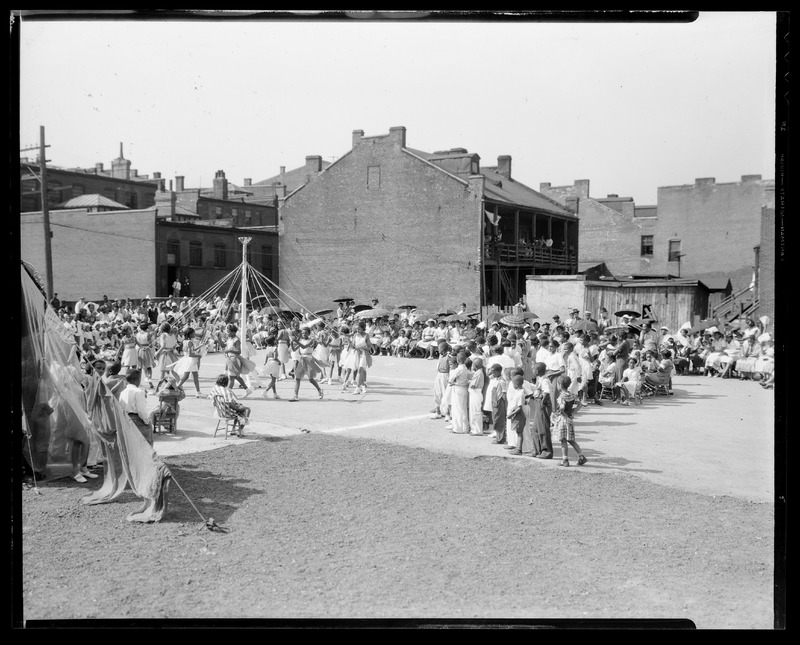 Dumas School: General View of May Festival