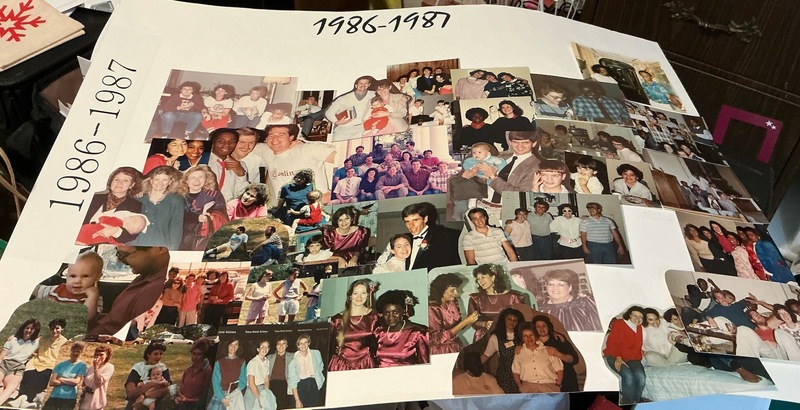 Poster created for the 2016 Reach Conference of photographs of Gateway City Church, St Louis, founding members in 1986-1987
