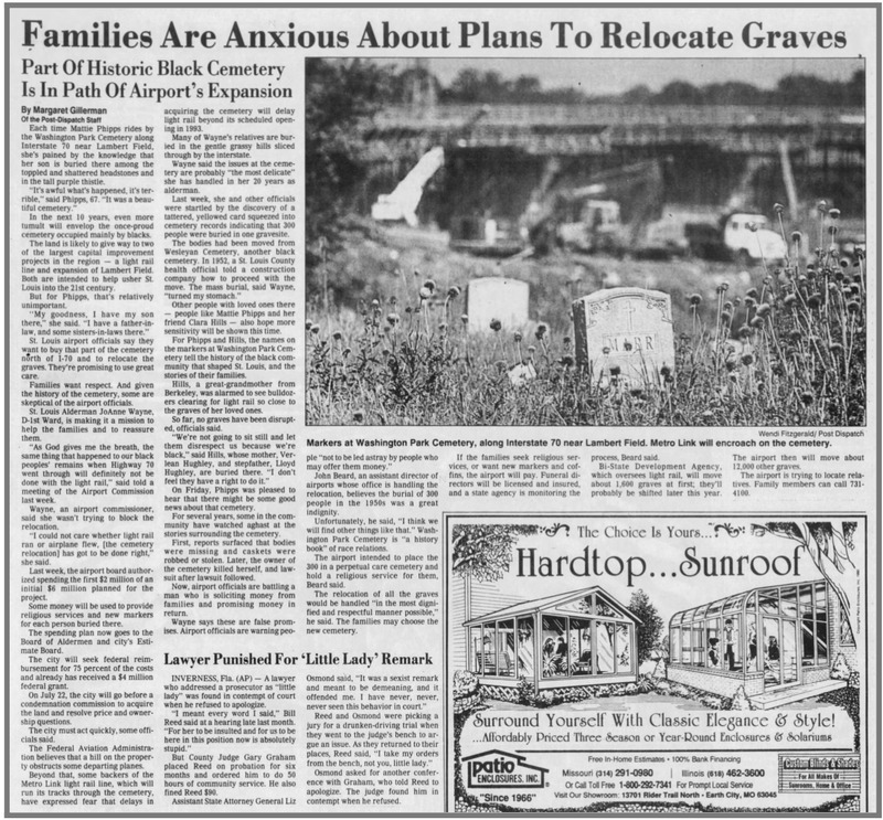 Airport Expansion at Washington Park Article