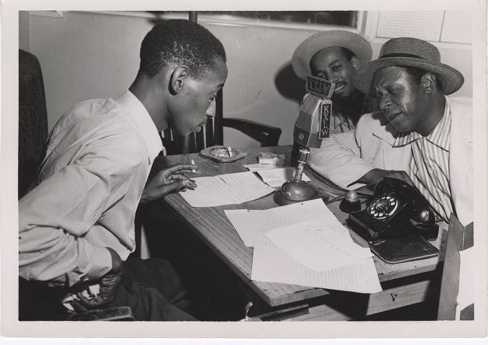 Spider Burks and Eddie Anderson on KXLW