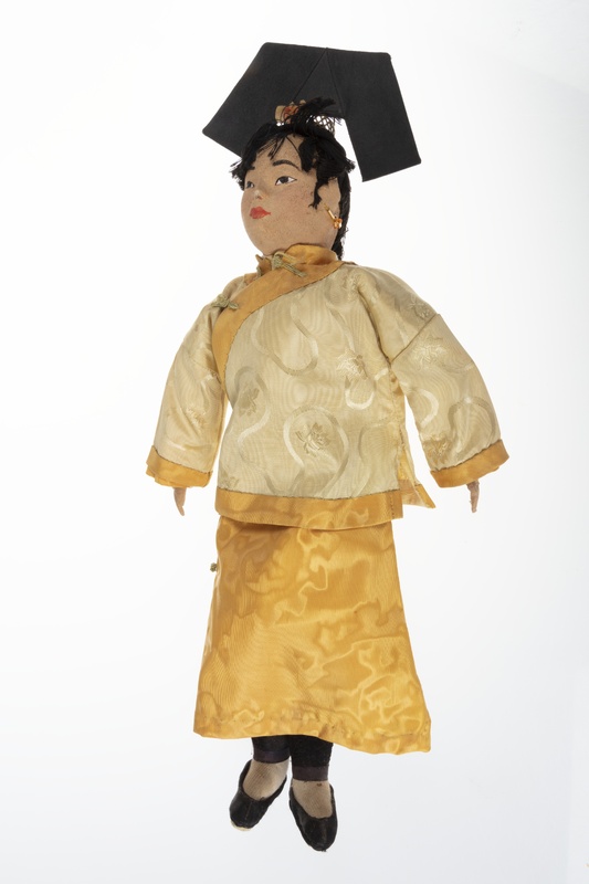 Fabric Doll of a Chinese Woman Produced by the Works Progress Administration of St. Louis County