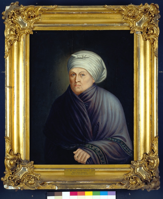 Portrait of Marie Therese Bourgeois Chouteau by Francois M. Guyol de Guiran