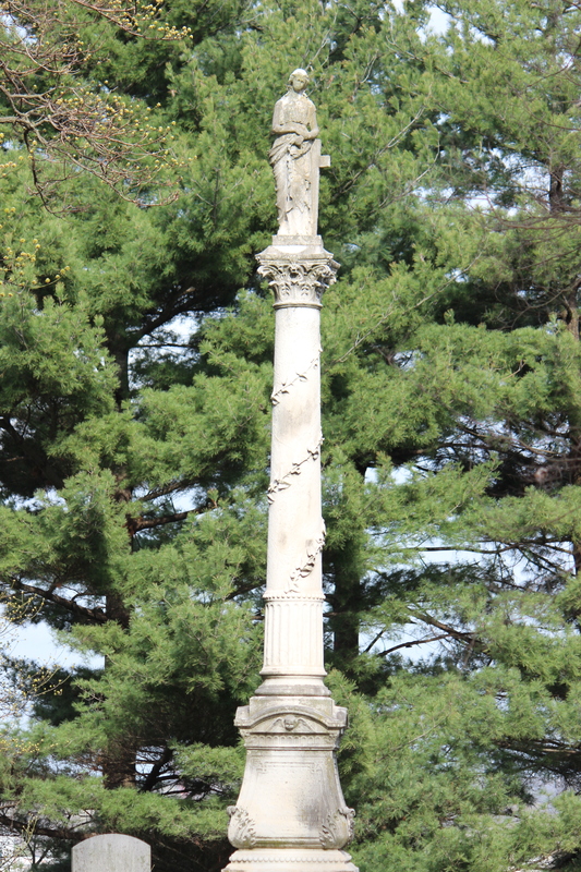 Column Grave Marker