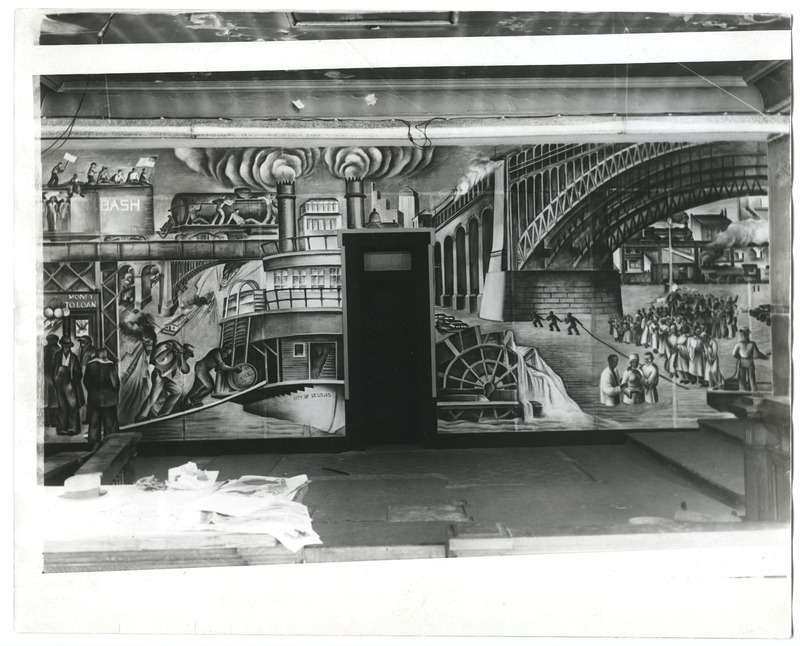 Mural "Social Unrest" In the Old Court House