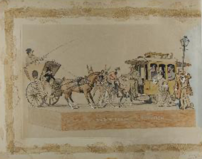 This is an image of a float in the 1929 Veiled Prophet Parade.