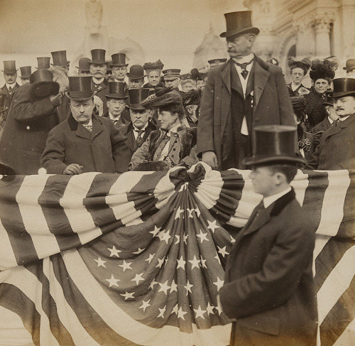 "Theodore Roosevelt, Edith Roosevelt and David Rowland Francis"