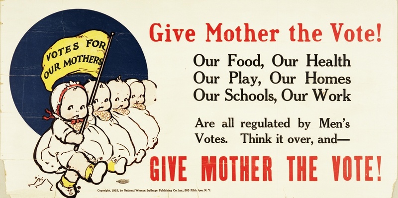 "Give Mother the Vote!" Kewpie Poster