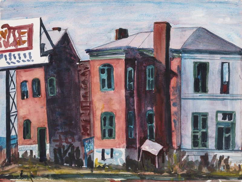 Painting of Chauncey Filley's Residence by Dorothy Holloway Pflager