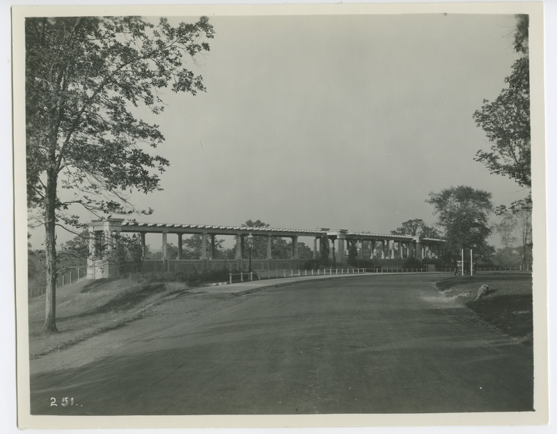 Columns Along the Back of Muny Seating Area, 1920