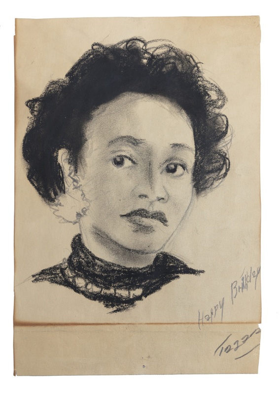 Pastel and Pencil Drawing of Theonis Guyton