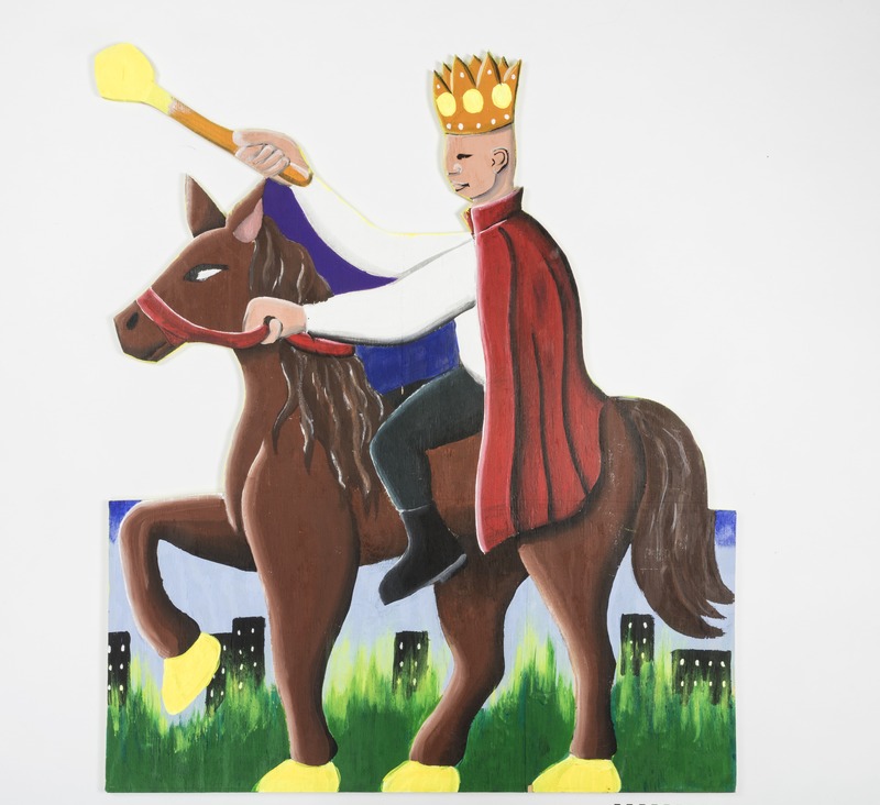 Art Piece "Saint Lumination Celebration of St. Louis" Displayed at First Night Festival