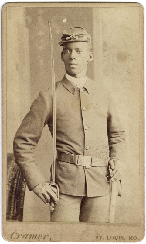 Portrait of an Unidentified Buffalo Soldier