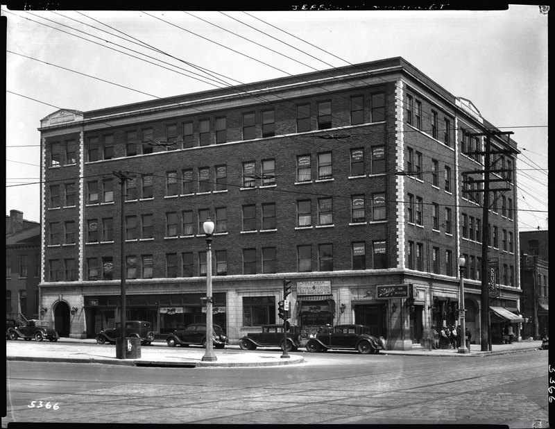 Buildings: Peoples Finance Building, Market Street and South Jefferson Avenue