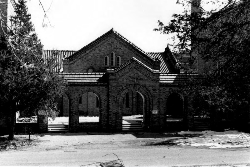 Men's dorm entrance