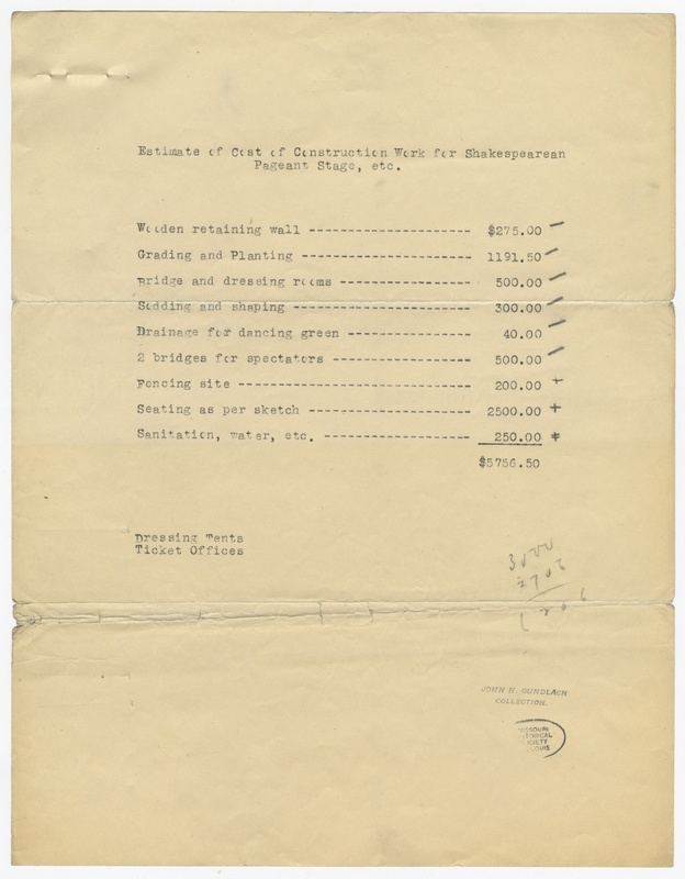 Itemized List of Expenses
