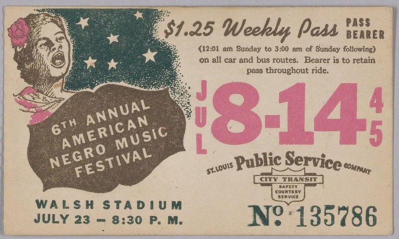 Transit pass for St. Louis Public Service Company