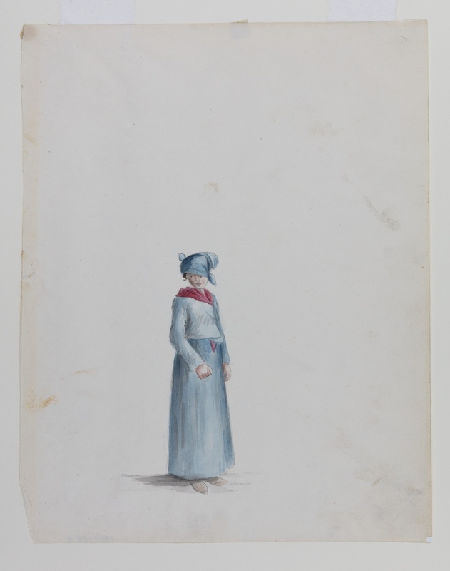 Drawing of a Creole Woman by Anna Maria von Phul