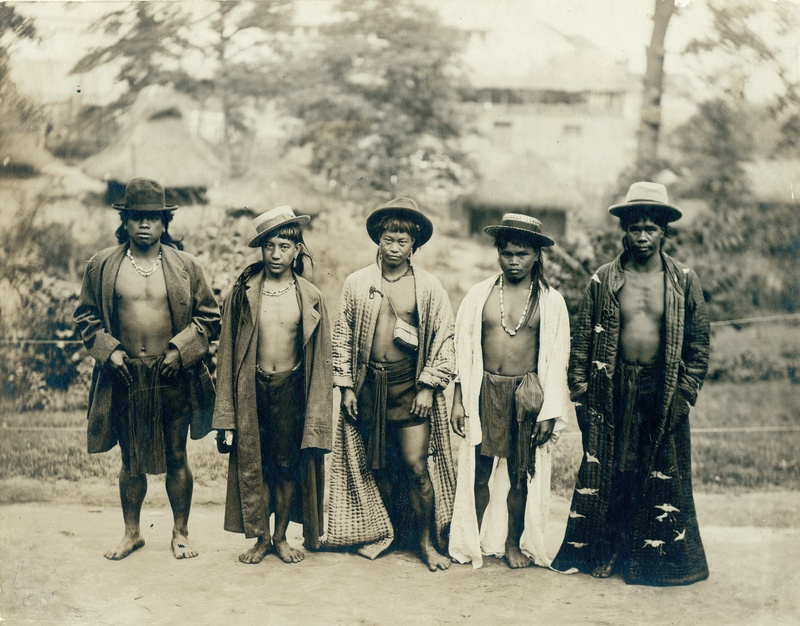 Igorots in European Clothing in the Philippine Reservation