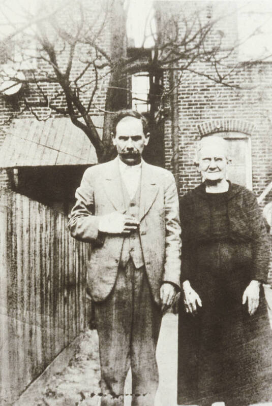 William Dixon, Owner of Dixon's Grocery, and His Mother