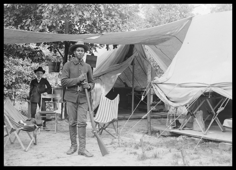 Soldier of the 7th Regiment, Immunes, At Jefferson Barracks