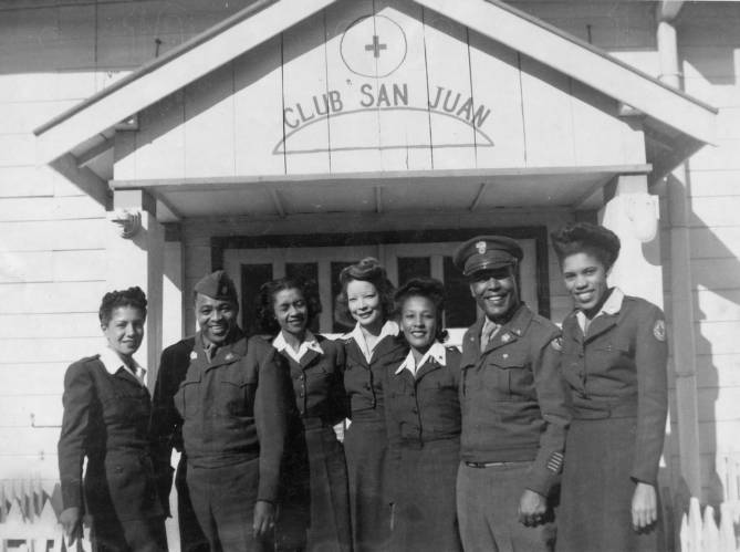 American Red Cross Personnel, 24th Infantry Regiment assigned to Gifer, Japan