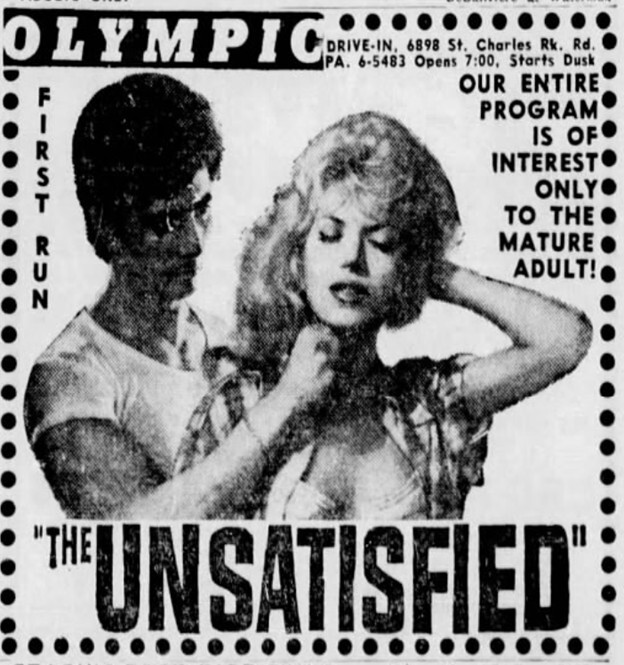 Olympic Drive-In Advertisement – July 18th, 1965