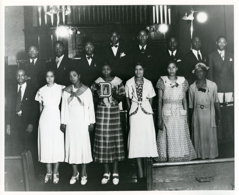 First Freshman Class at Douglas University, 1935-1936