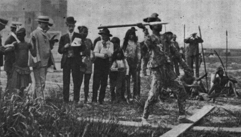 A Moro Throwing the Javelin