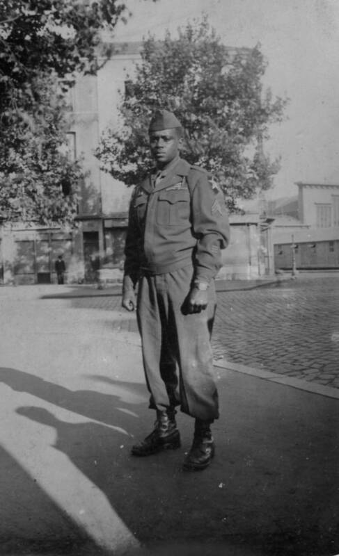Anthony Billinger in France, 1945