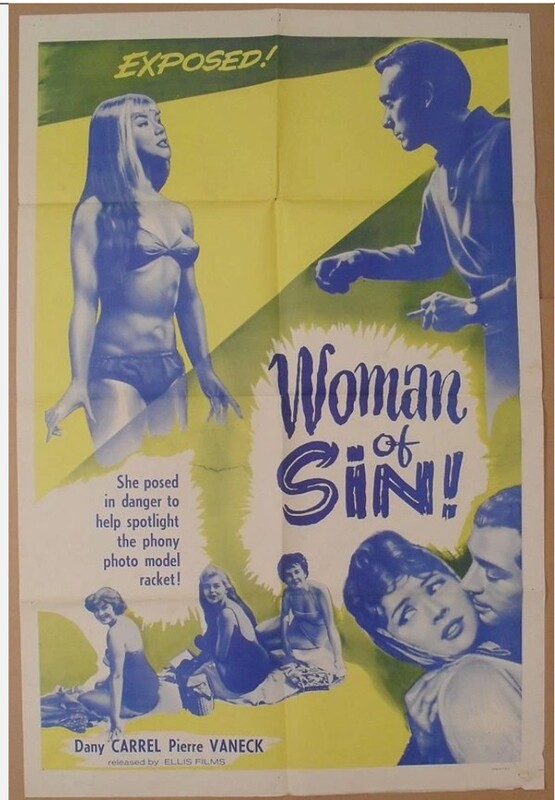 Film Poster - Woman of Sin (1958)