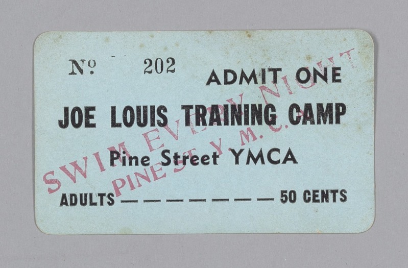 Admission Ticket for Joe Louis Training Camp, St. Louis, Missouri
