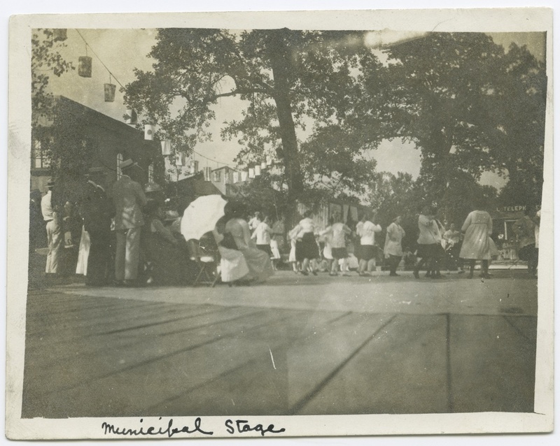 Performers and Spectators at the Municipal Theatre, 1917